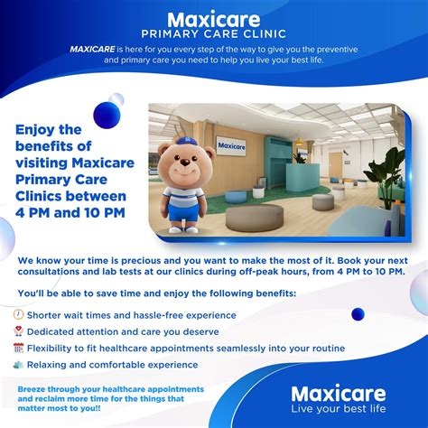 primary care clinic maxicare|Book your Primary Care Clinic Visit During our Off.